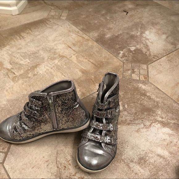 Justice silver high tops - Picture 2 of 3